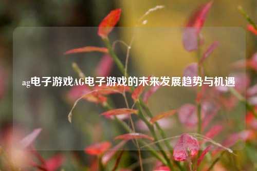 ag电子游戏AG电子游戏的未来发展趋势与机遇