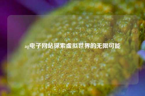 ag电子网站探索虚拟世界的无限可能