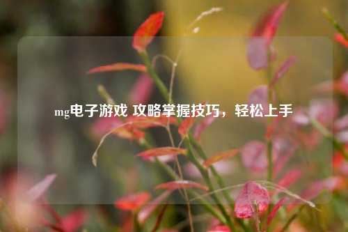 mg电子游戏 攻略掌握技巧，轻松上手