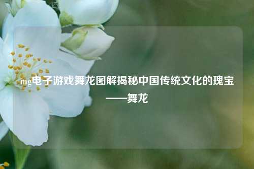 mg电子游戏舞龙图解揭秘中国传统文化的瑰宝——舞龙