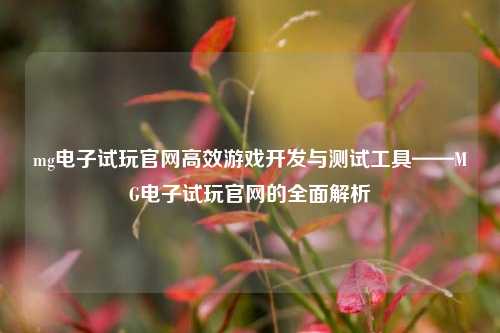 mg电子试玩官网高效游戏开发与测试工具——MG电子试玩官网的全面解析