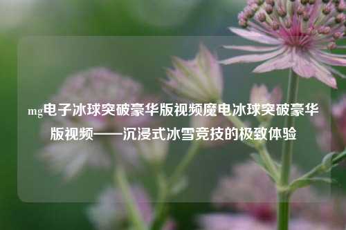 mg电子冰球突破豪华版视频魔电冰球突破豪华版视频——沉浸式冰雪竞技的极致体验