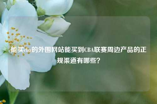 能买cba的外围网站能买到CBA联赛周边产品的正规渠道有哪些？