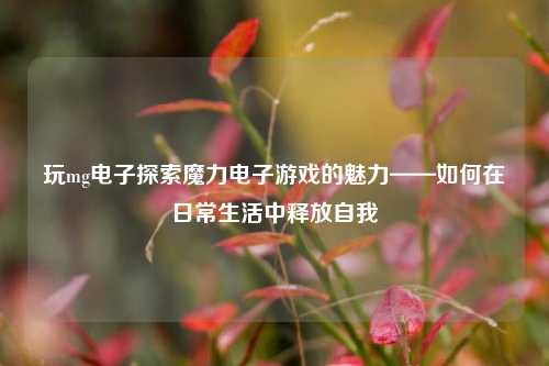玩mg电子探索魔力电子游戏的魅力——如何在日常生活中释放自我