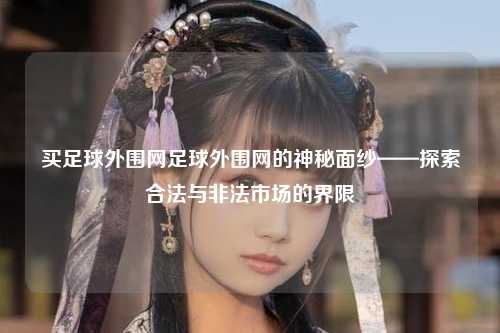 买足球外围网足球外围网的神秘面纱——探索合法与非法市场的界限