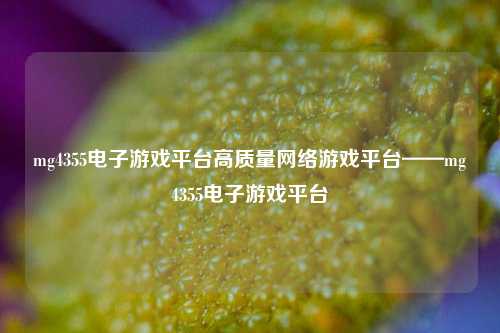 mg4355电子游戏平台高质量网络游戏平台——mg4355电子游戏平台